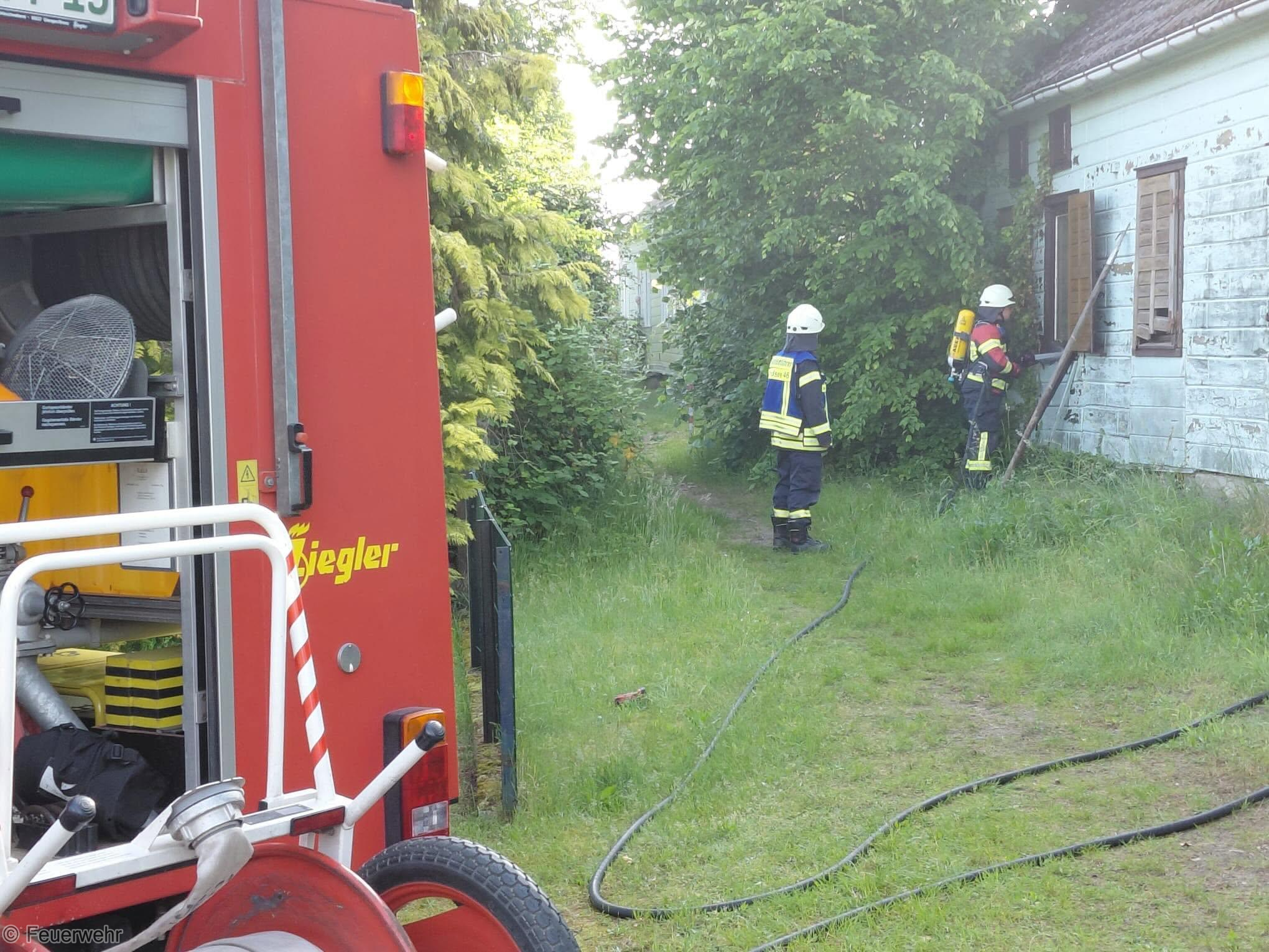 Einsatzfoto Brand B: Gebäudebrand