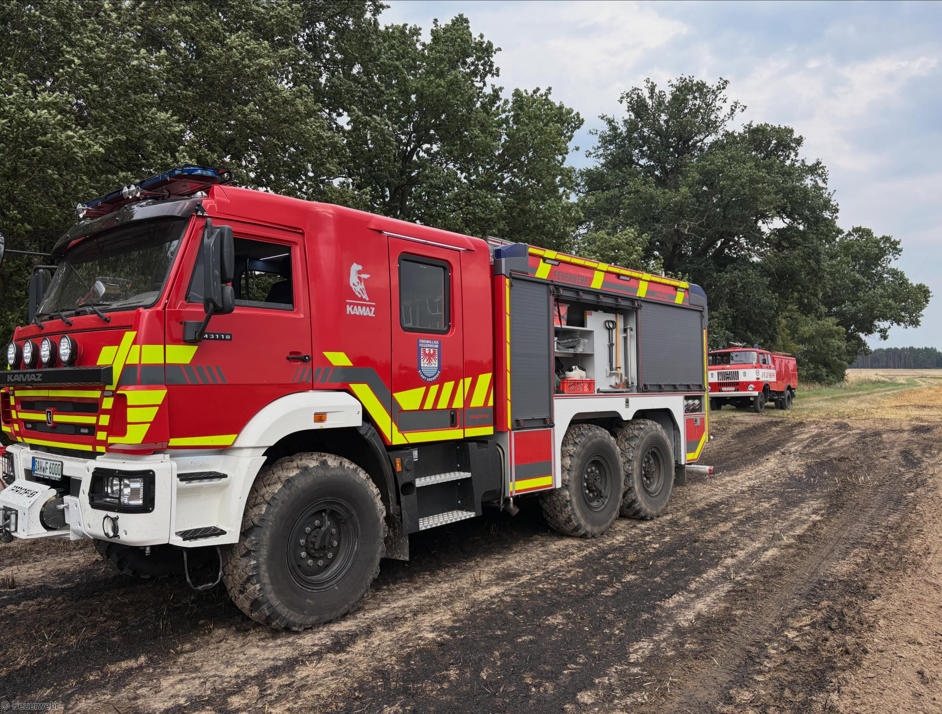 Einsatzfoto Brand B: Vegetationsbrand - ...